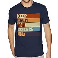 Keep Calm and Science on Sueded T-Shirt - Chemistry Themed Gift - Gifts for Him