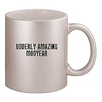 Udderly Amazing Mooyear - Ceramic 11oz Silver Coffee Mug