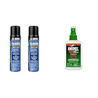 Sawyer Products SP5762 20% Picaridin Insect Repellent, Continuous Spray, 6 Fl Oz (Pack of 2) & Repel 100 Insect Repellent, Pump Spray, 4-Fluid Ounces, 10-Hour Protection