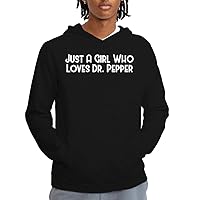Just A Girl Who Loves Dr. Pepper - Men's Adult Hoodie Sweatshirt