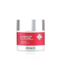 2% Salicylic Acid Face Mask for Men and Women for Acne & Blemish Prone Skin - 50 g(dermaco)