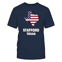 FanPrint Texas American Flag Stafford USA Patriotic Souvenir