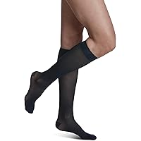 SIGVARIS Women’s Style Sheer 780 Closed Toe Calf-High Moisture Wicking Socks - Everyday Light & Comfortable Compression Stocking 20-30mmHg to Relieve Vein Issues