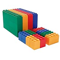 UNiPLAY Giant Plump Toddler Soft Building Blocks - 48-Piece Stacking Set for Early Cognitive Development and Creative Play - Ages 3 Months+