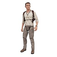Diamond Select Toys Uncharted: Nathan Drake Acton Figure,Multicolor 7 inch (Pack of 1)