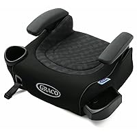 Graco® TurboBooster® LX Backless Booster with Affix Latch | Backless Booster Seat for Big Kids Transitioning to Vehicle Seat Belt, Montgomery