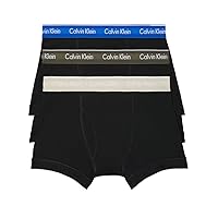 Calvin Klein Cotton 3-Pack Classic Trunk NB4002