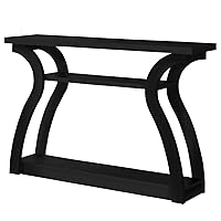 Monarch Specialties I CONSOLE TABLE, BLACK