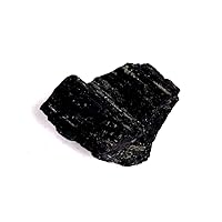 Authentic Black Tourmaline Chunk 33.50 Ct Natural Certified Tourmaline Schorl Rough Healing Crystals Tourmaline