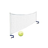 Poolmaster 72786 Above-Ground Pool Water Volleyball and Badminton Pool Game with Bracket Mounts White 16-Feet