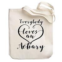 Everyone loves a Actuary 2 Canvas Tote Bag 10.5