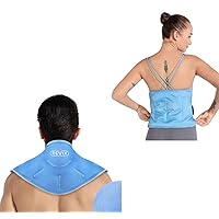 REVIX Gel Ice Pack for Back Injuries and REVIX XL Neck Ice Pack for Injuries