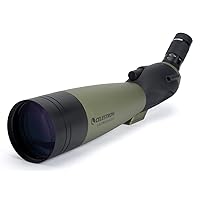 Ultima 100 Angled Spotting Scope – 22-66x Zoom Eyepiece – Multi-Coated Optics for Bird Watching, Wildlife, Scenery and Hunting – Waterproof & Fogproof– Includes Soft Carrying Case