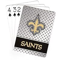 NFL New Orleans Saints Diamond Plate Playing Cards
