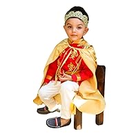 Prince Charming Shrek movie Costume baby boy (Red White, 6-9 Months US Kids' Numeric)