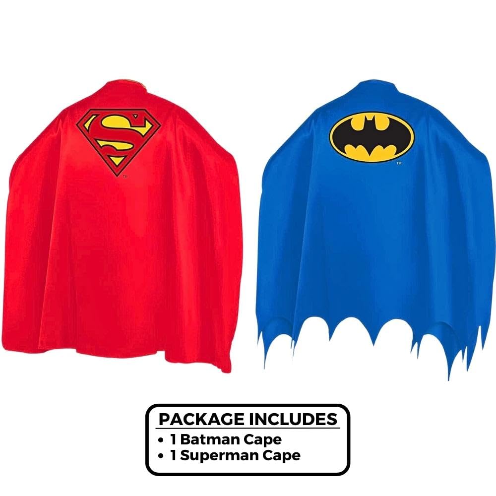Kids Superman and Batman Capes- 2 pcs.
