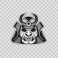 Samurai Japan Bushi Warrior Sticker Decal Expressing Battlefield Emotions for Upscale Vibe for Your