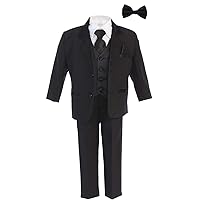 Boys Tuxedo Suit - Toddler Tuxedo for Wedding and Communion - Modern Fit