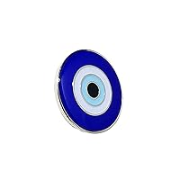 Evil Eye Lapel Pin - Eye of Turkey Brooch - Turkish Blue Eye Protect Lucky Badge - Greek Eye Pinback