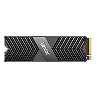 Lexar 2TB Professional NM800 PRO SSD with Heatsink PCIe Gen4 NVMe M.2 2280 Internal Solid State Drive, Up to 7500/6500 MB/s Read/Write, for PS5, Gamers and Creators, Black (LNM800P002T-RN8NG)