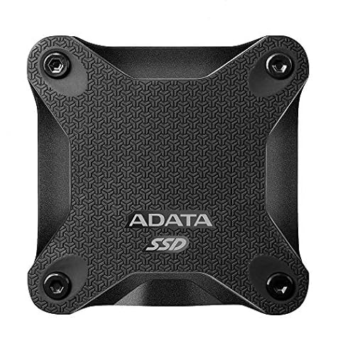 ADATA SD600 3D NAND 256GB USB3.1 Ultra-Speed External Solid State Drive Read up to 440 MB/s Black (ASD600-256GU31-CBK)