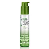 GIOVANNI 2chic Ultra-Moist Super Potion - Anti Frizz Binding Serum, Prevents Split Ends, Avocado & Olive Oil, Aloe Vera, Shea Butter, Botanical Extracts, No Parabens, Color Safe - 2.75 oz