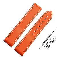 20mm 22mm Curved interface Rubber Silicone Watch Bands For Omega Seamaster 300 speedmaster Strap Watchbands