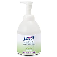 Purell Advanced Hand Sanitizer Green Certified Foam, EcoLogo Certified, 535 mL Sanitizer Pump Bottle (Pack of 4) - 5791-04