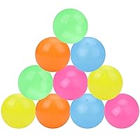Sticky Balls 10PCS 2.4 Inch Glow in The Dark Dream Balls 5 Colors Elastic Ceiling Balls Stress Relieving Balls for Kids and Adults Sticky Balls