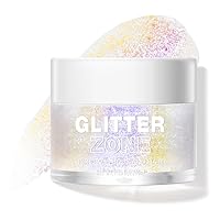 Langmanni Body Glitter Gel Cosmetic Long-Lasting Color Changing Glitter For Face Body Hair Festivals Parties Body Butter Glowing Body Emulsion Reflective Body Polish Twinkling Body