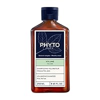 PHYTO PARIS VOLUME Volumizing Shampoo, Lightweight, For Fine Hair and Thin Hair, Instant Volume, 8.45 fl. oz