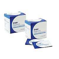 Bruder Hygienic Eyelid Cleansing Wipes (Pack of 2) | Rinse-free Exfoliating Wipes Remove Excess Oil and Debris from Eyelids & Lashes | 30 Count Box