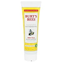 Burt's Bees Body Lotion Naturally Nourishing Milk and Honey - 1 oz