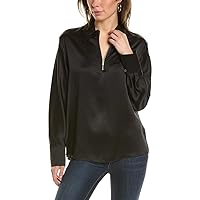 Vince Women's Jewel Zipper Blouse