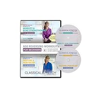 Classical Stretch by ESSENTRICS: Age Reversing Workouts for Beginners Box Set DVD - Mobility & Bone Strengthening + Posture & Pain Relief w/ Miranda Esmonde-White Classical Stretch by ESSENTRICS: Age Reversing Workouts for Beginners Box Set DVD - Mobility & Bone Strengthening + Posture & Pain Relief w/ Miranda Esmonde-White DVD