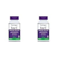 Easy-C Immune Health, Dietary Supplement, Supports Immune Health with High-Potency Antioxidant Vitamin C, Tablets, 500 mg, 60 Count (Pack of 2)