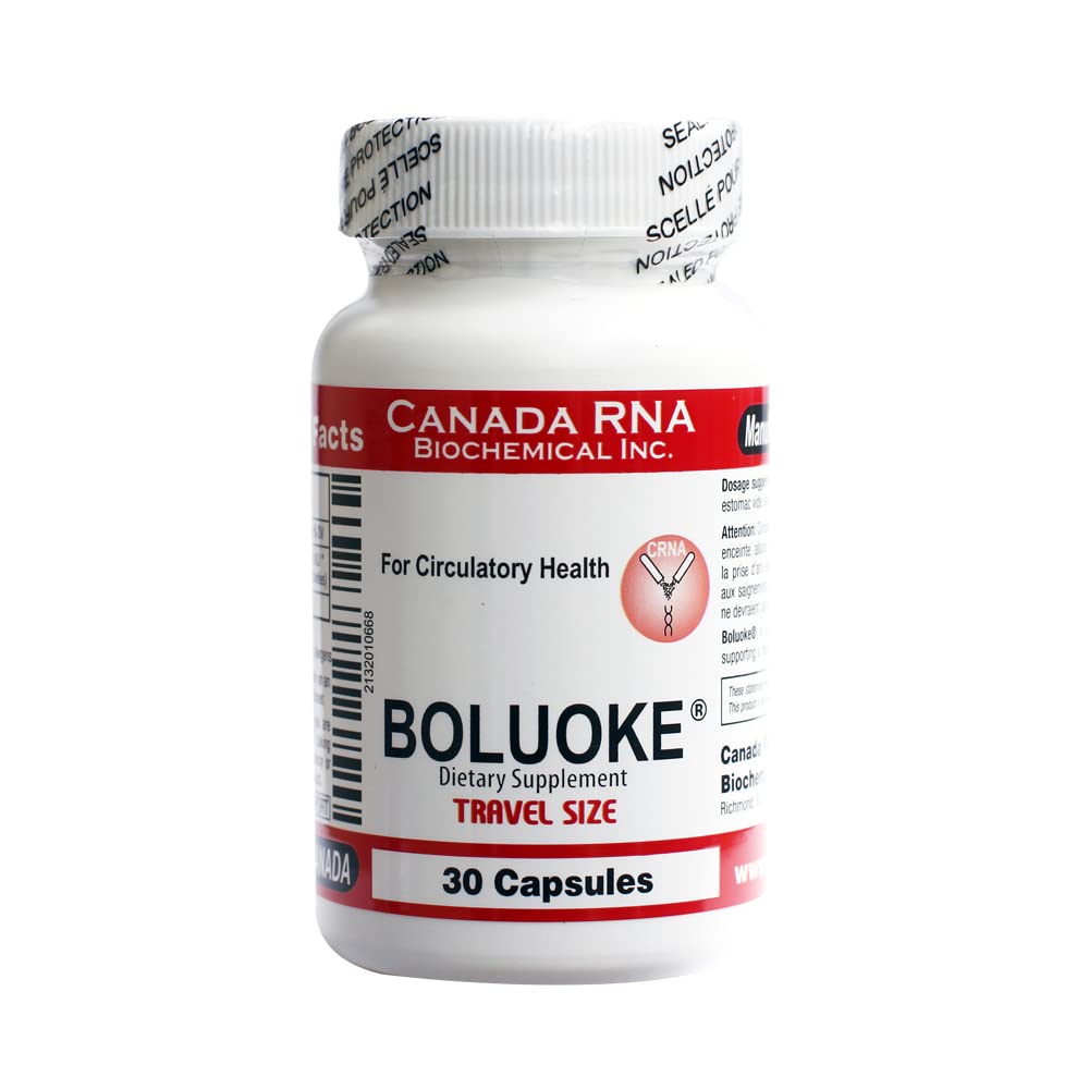 Canada RNA Boluoke (Lumbrokinase) for Circulatory Health, 30 caps