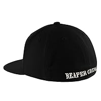 Sons of Anarchy SOA Reaper Crew Fitted Baseball Cap Hat (Adult Large/X-Large) Black
