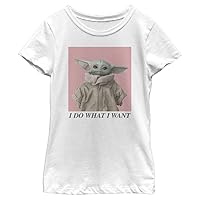 STAR WARS Mandalorian Sassy Baby Girls Short Sleeve Tee Shirt