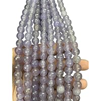 925 Sterling Silver Genuine Zade Cutting Beaded Gemstone 16inch Strand Necklace For men/Women Gift Jewelry