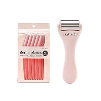 Kitsch Dermaplaning Tool for Women & Stainless Steel Ice Roller for Face with Discount