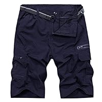 Mens Military Cargo Shorts Army Tactical Short Pants Men Summer Loose Casual Work Shorts with Pockets