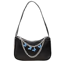ARVALOLET Women's Handbags, Shoulder Bags, Handbags, Clutch Bags, Fashion Casual PU Leather, Women's Butterfly Chain Shoulder Bags, Clutch Bags, All-match Fashion