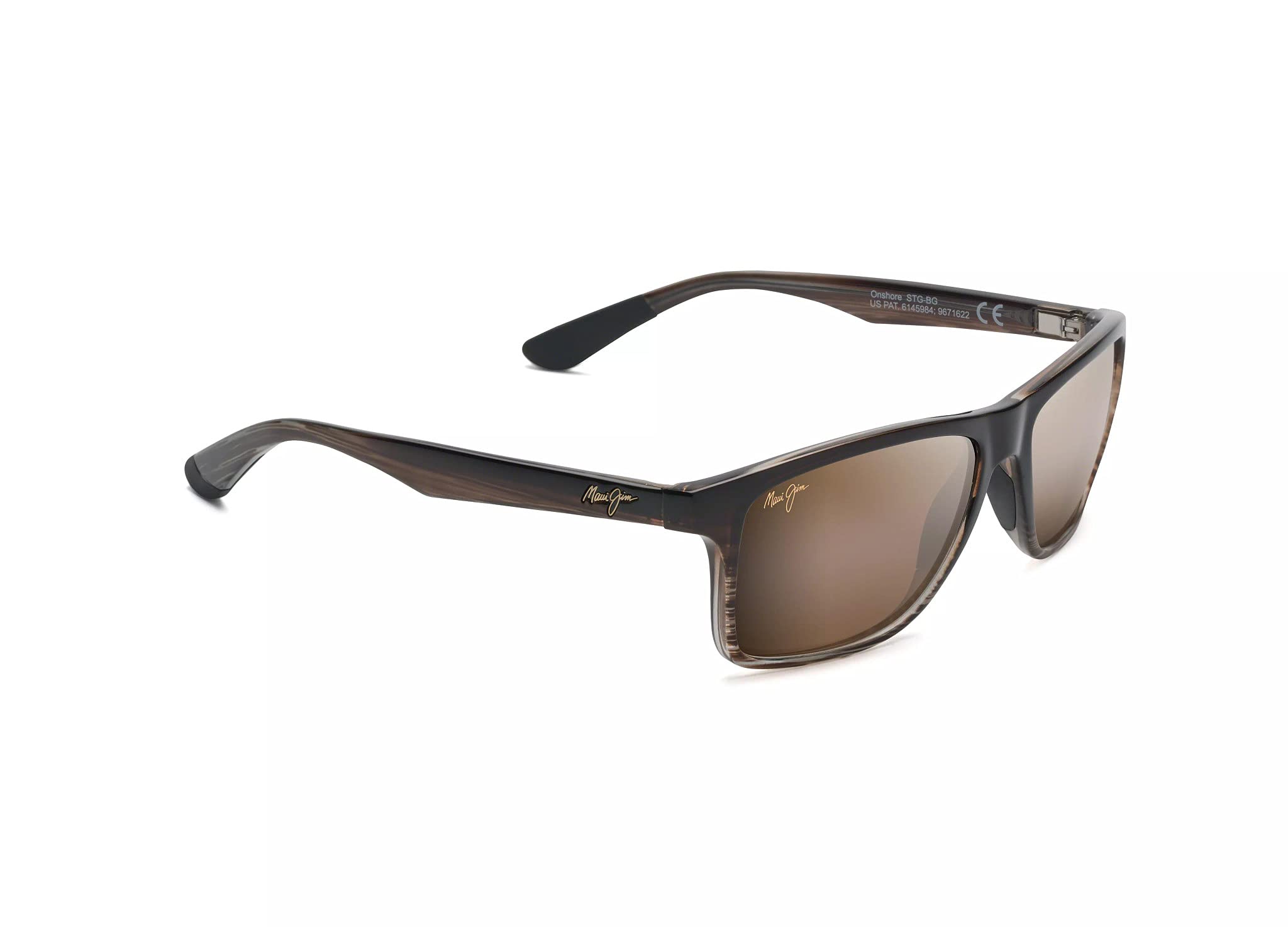Maui Jim Men's Onshore Polarized Rectangular Sunglasses