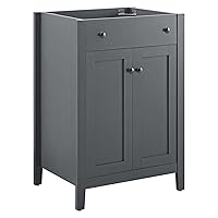 Modway EEI-3875-GRY Nantucket Bathroom Vanity Cabinet, 24