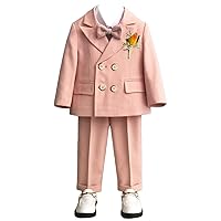 Boys' Pageboy Daily Party Formal Prom Suit Peak Lapel Two Pieces Tuxedos Double Breasted