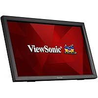 ViewSonic TD2223 22 Inch 1080p 10-Point Multi IR Touch Screen Monitor with Eye Care HDMI, VGA, DVI and USB Hub Black