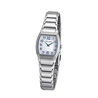 Womens Analogue Quartz Watch with Stainless Steel Strap TF3360B02M