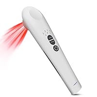Red Light Therapy Device for Pain Relief, Joint and Muscle Pain Reliever, Infrared Light with 650nm and 808nm Wavelength for Home Use White