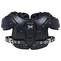 Xenith Velocity 2 Junior Vasity Football Shoulder Pads- Lightweight Protectve Gear for Larger Youth Athletes- Easy On/Off, Comfortable Fit- Low Profile Design for Improved Performance